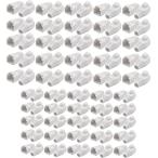  аудио вентилятор modular покрытие LAN кабель коннектор покрытие 100 шт. комплект RJ45 коннектор 8 высшее 8 сердцевина защита колпак ( белый (B))