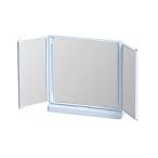 Belca(be LUKA ) настольный зеркало складной настольный три поверхность зеркало маленький ширина 33* глубина 8* высота 17cm белый compact подставка для зеркала макияж зеркало косметика зеркало зеркало DI-T3SW