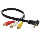 CERRXIAN 3.5mm 4 высшее Mini штекер L type штекер мужской из RCA красный * белый * желтый женский кабель AV кабель изменение,AV ввод изменение кабель, стерео аудио видео AV адаптор 