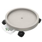  горшок класть шт. цветочный горшок шт. свободный с роликами . блокировка возможность . вода tray имеется декоративное растение цветок подставка цветочный горшок поддонник горшок шт. стенд для вазы посадочная машина подставка наружный диаметр 28.6CM