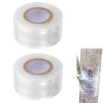  контактный . дерево лента садоводство лента 3CM * 150M эластичность эластичность . садоводство контактный . деревообработка . водонепроницаемый многофункциональный растения восстановление сад фруктовое дерево саженец цветок . вид для 2 шт. комплект прозрачный 