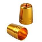 poshu лицо (POSH FAITH) аксессуары для мотоцикла Ultra heavy наконечники руля внешний только 2 штук входит M8 модель Gold 031879-04-10