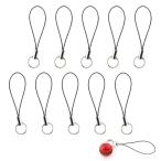 [YANYULI] ремешок 2 -слойный кольцо 10 шт. комплект аксессуары детали утерян предотвращение падение предотвращение рукоделие DIY металлические принадлежности камера USB память брелок для ключа свисток для мобильный -тактный la