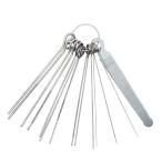 ギター用 ナットファイル 弦溝 研磨 ツール 丸ヤスリ13本 平ヤスリ1本 弦楽器 ヤスリ メンテナンス用品 ギター マンドリン ベース ウクレレ 調整 部品 メンテナ