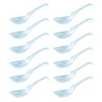 Thunder Group レンゲ スープスプーン 15.8cm 12本セット 引っ掛け 方掛け カレー ラーメン 炒飯 メラミン食器 食洗機対応 割れにくい 業務用 青磁 7100BJ-12S