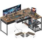 ODK ゲーミングデスク 引き出し3杯 �