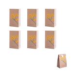 Coollooda подарок пакет бумажный пакет угол низ пакет подарок сумка 6 листов ввод упаковка пакет подарок пакет упаковка подарок пакет симпатичный угол низ. бумажный пакет день рождения. подарок пакет Valentine бизнес 