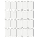 [HAMILO] брелок для ключа покрытие ... товары акрил брелок для ключа прозрачный вертикальный 20 шт. комплект 