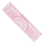 Westcott Protractor Ruler, 6", 15cm, Transparent (w-5)