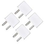  Австралия Новая Зеландия Argentina розетка изменение адаптер путешествие за границу для штекер O модель 4 шт. комплект ( белый )