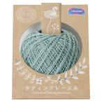 o обод Pas производства . нить для кружев вертикальный .n Grace нить ламе 1 шар примерно 40m Col. T418 мята серия 