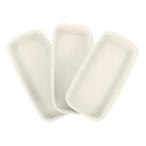 3 шт. комплект пластиковый цветочный горшок поддонник 9.5 дюймовый *3.3 дюймовый *1 дюймовый водонепроницаемый легкий предотвращение скольжения имеется садоводство горшок низ tray 