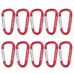 kalabinad кольцо BRAVESHINE aluminium сплав легкий брелок для ключа уличный деятельность высокий King кемпинг мелкие вещи для многофункциональный kalabina58*31mm 10 шт. комплект 