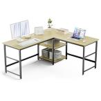 DEWEL l字デスク パソコンデスク ゲー