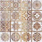 Rolin Roly цветочный принт ... чертёж для 15*15cm 16 pcs... резьба по дереву картина шаблон шаблон DIYsk LAP stencil сиденье картина белый картина ho wai. map ...