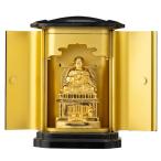 仏像 弘法大師(純金メッキ) PC厨子入り＿『真言宗』 空海 高岡銅器 (こうぼうだいしpcZ