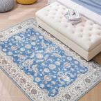 HAOCOO ラグ ペルシャ風 90х150cm おしゃれ 約1畳 絨毯 洗える カーペット 耐磨耗性 滑り止め ホットカーペット対応 防音 ラグマット シェニール オールシーズ