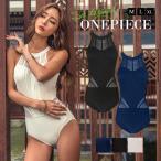 M L XL 大きいサイズ 水着 レディース 体型カバー ワンピース シースルー モノキニ シンプル セクシー ママ水着 通販 安い