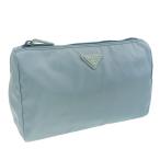 プラダ PRADA ポーチ 小物入れ 小物 ナイロン ブルー レディース 1na012tess アウトレット