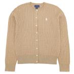 ショッピングラルフ ラルフローレン カーディガン USガールズサイズ XL(16) レディース キッズ コットン ブラウン MADISON 313543047082XLCA RALPH LAUREN