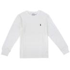 ラルフローレン Tシャツ 長袖 ロンT USボーイズサイズ メンズ レディース 大人もOK M(10 12) コットン ホワイト CORE REPLEN 323843804004MWT RALPH LAUREN