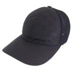 グッチ 帽子 メンズ レディース キャップ アウトレット M 58cm ナイロン ブラック HAT M BASEBAL OUTL O 5109504HD471000M GUCCI