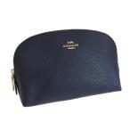 コーチ COACH ポーチ 小物入れ レザー ネイビー レディース 57844