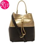 フルラ バッグ FURLA ショルダーバッグ 2way STACY ポーチ付 ブラック ゴールド レザー 835765