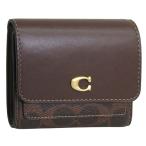 ショッピングコーチ 財布 コーチ 財布 レディース 2つ折り 折財布 ブラウン ミラ スモール フラップ ウォレット レザー×PVC CC MILA SML FLP WAL CAT56B4MPL COACH