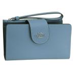 コーチ 財布 レディース 長財布 アウトレット レザー ブルー フォーン ウォレット XGRN PHONE WALLET CS441SVPUB COACH