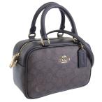 コーチ バッグ レディース ショルダーバッグ 2way ハンドバッグ アウトレット PVC ウォルナットブラック サッチェル クロスボディシグネチャー CW197IMXAQ COACH