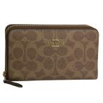 コーチ 財布 レディース ミディアム財布 アウトレット ライトカーキ シグネチャー キャンバス MDM ID ZP SIG CNVS CW781IMXHE COACH