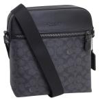 コーチ バッグ メンズ ショルダーバッグ アウトレット PVC ブラック HOUSTON FLT SIG CZ398QBMI5 COACH