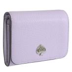 ショッピングケイトスペード ケイトスペード 財布 レディース 2つ折り 折財布 コンパクト アウトレット レザー パープル kayla kayla pebbled leather small l KK056 500 kate spade