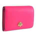 ケイトスペード 財布 レディース 2つ折り 折財布 コンパクト アウトレット レザー ピンク KAYLA PEBBLED LEATHER SMALL L KK056 650 kate spade