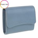 ショッピングイルビゾンテ イルビゾンテ IL BISONTE 財布 折財布 二つ折り 札入れなし ミニ財布 レザー ブルー メンズ レディース ssw005