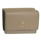 フルラ 財布 レディース 3つ折り 折財布 ミニ財布 アウトレット レザー ライトブラウン カメリア CAMELIA S COMPACT WALLET TRIFOLD WP00318HSF0001257S FURLA
