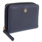 トリーバーチ 財布 レディース 2つ折り 折財布 コンパクト アウトレット レザー ブラック エマーソン EMERSON MINI WALLET 147606 001 TORY BURCH