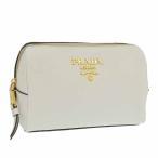 プラダ PRADA ポーチ 小物入れ レザー ホワイト レディース 1nd004vida