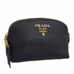 プラダ PRADA ポーチ 小物入れ レザー ブラック レディース 1nd005vida