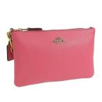 コーチ COACH ポーチ 小物入れ レザー ピンク レディース 22592