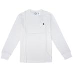 ラルフローレン Tシャツ 長袖 ロンT USボーイズサイズ メンズ レディース 大人もOK L(14 16) コットン ホワイト CORE REPLEN 323843804004LWT RALPH LAUREN