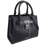 マイケルコース バッグ レディース ショルダーバッグ 2way 斜めがけ アウトレット レザー ブラック HAMILTON SM SATCHEL 35S3SHMS1L BLACK MICHAEL KORS