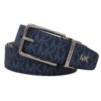 マイケルコース ベルト メンズ アウトレット NS PVC ネイビー 34MM CTFR DRESS BELT 36F1LBLY9B ADMRPLB MICHAEL KORS