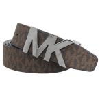 ショッピングマイケル マイケルコース ベルト メンズ アウトレット NS PVC ブラウン 36S1LBLY1B BROWN MICHAEL KORS