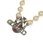 ヴィヴィアンウエストウッド アクセサリー レディース ネックレス ペンダント プラチナム KITTY PEARL NECKLACE 6301011O02P638 VIVIENNE WESTWOOD