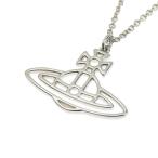 ヴィヴィアンウエストウッド VIVIENNE WESTWOOD THIN LINES SHORT FLAT ORB PENDANT ネックレス シルバー レディース 63020260