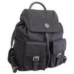 トリーバーチ バッグ バックパック リュック リュックサック レディース OS ブラック VIRGINIA FLAP BACKPACK 85061-001 TORY BURCH