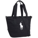 ラルフローレン バッグ メンズ レディース 2WAY トートバッグ コットン ブラック 9AR023-GAZ RALPH LAUREN A4対応