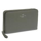 コーチ 財布 レディース 長財布 アウトレット レザー グリーン PBL LEATHER MEDIUM ID ZIP C4124SVDSG COACH